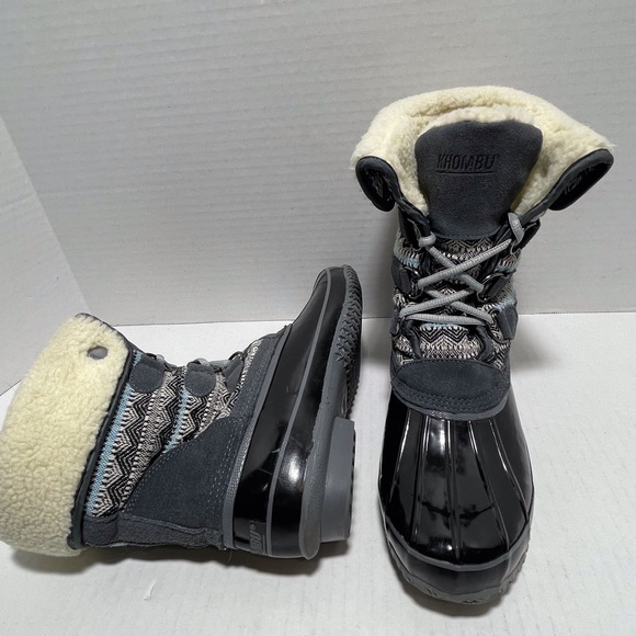 Khombu Mayana Insulated Lace Up Snow Boots - Picture 12 of 14